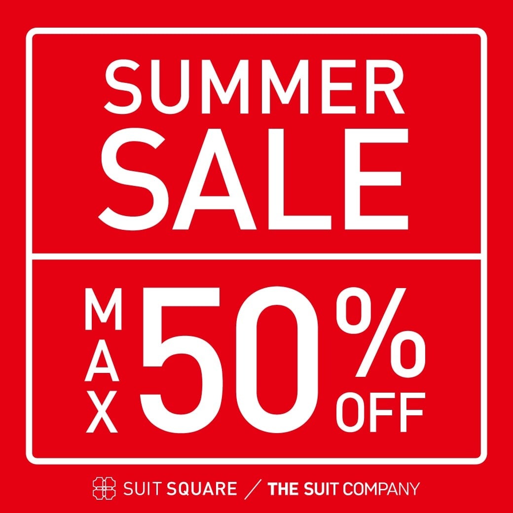 【SUIT SQUARE/THE SUIT COMPANY】SUMMER SALE開催！