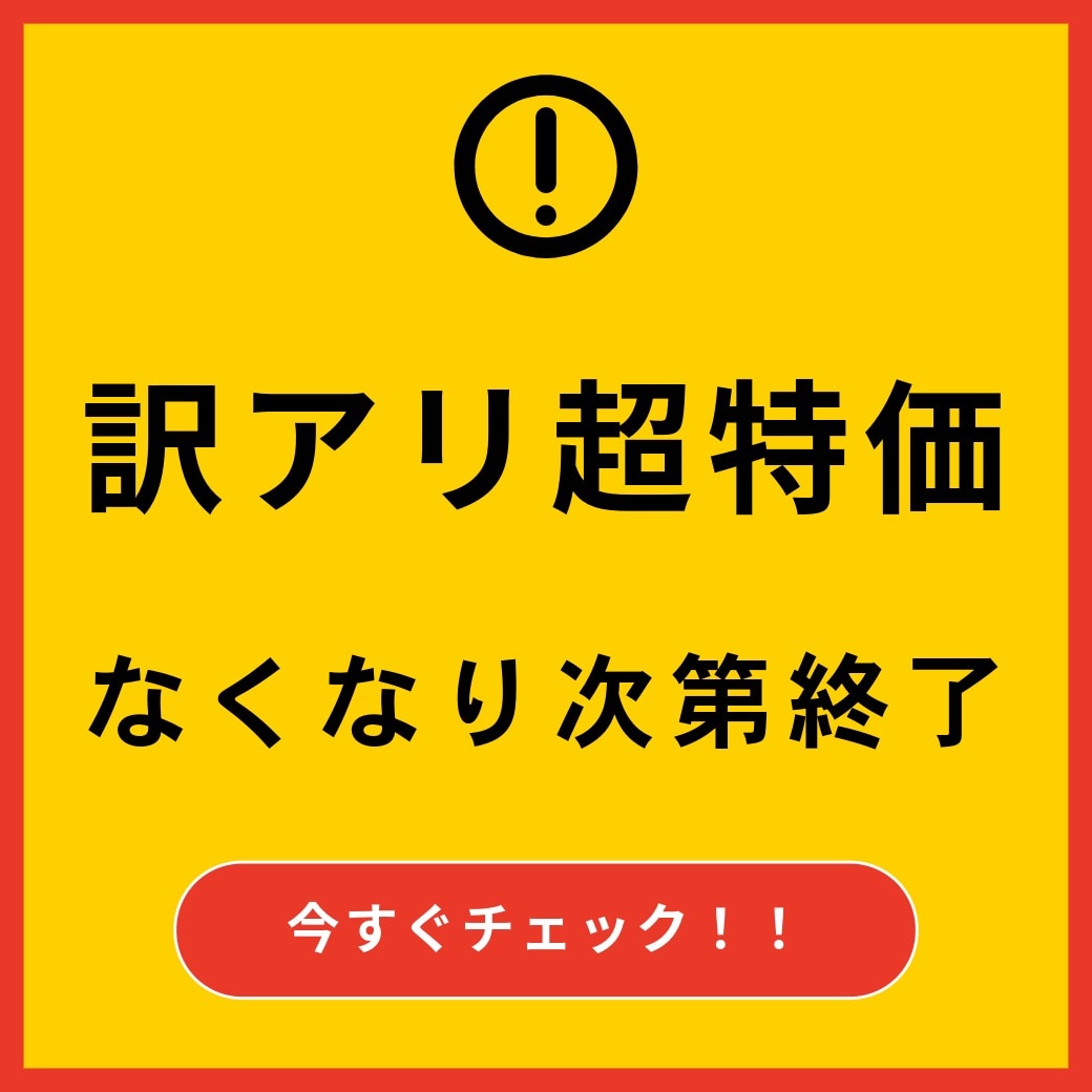 訳アリ超特価