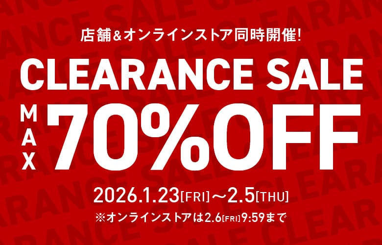 店舗＆オンライン同時開催 歳末セール max 50%off 12/5～12/26