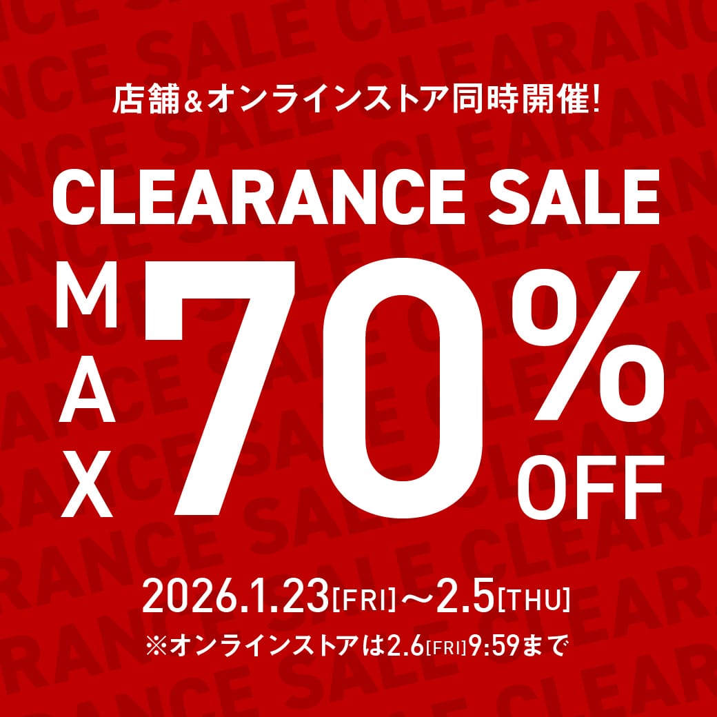 CLEARANCE SALE メンズ