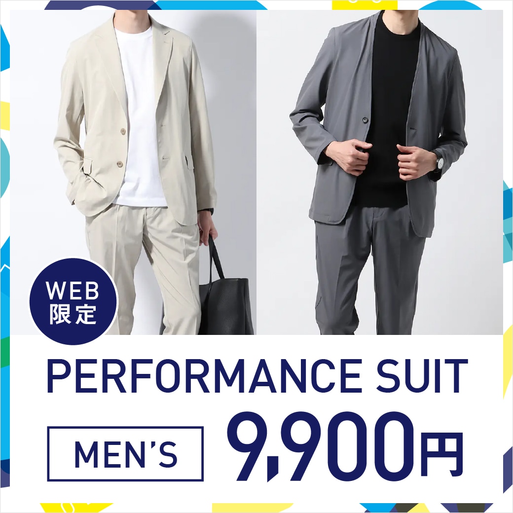 MEN’S PERFORMANCE SUIT 9,900円