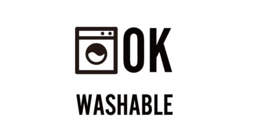 ウォッシャブル対応でお手入れ簡単！