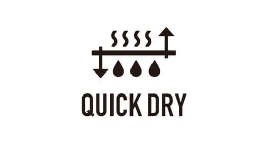 汗のべたつきがすぐに乾く！