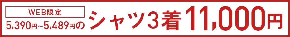 ドレスシャツ3点13000円