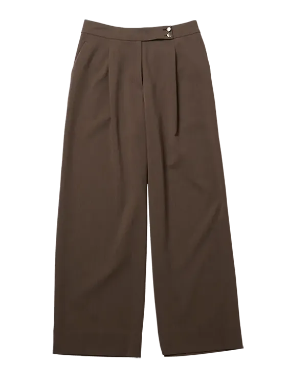 タックワイドパンツ