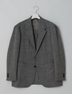 ウールモヘアトロピカルシャンブレー ジャケット