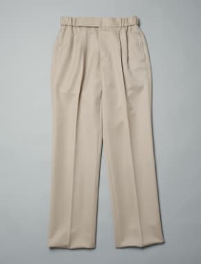 ウールモヘアギャバジン パンツ