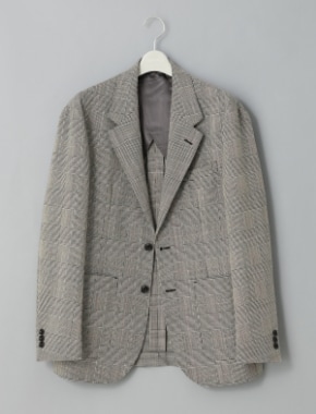 ハイツイストトロピカル グレンチェック ジャケット