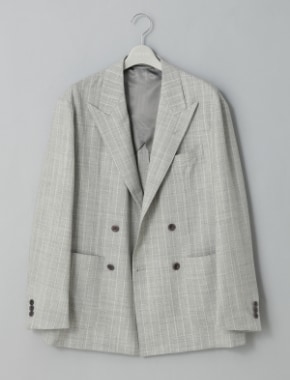 ウールトロピカル ワイドストライプ ジャケット