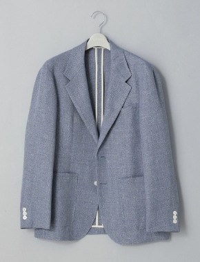 ウールリネンヘリンボーン ジャケット