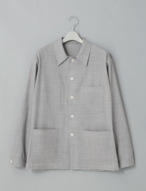 ウールトロピカルプレーン カバーオールジャケット