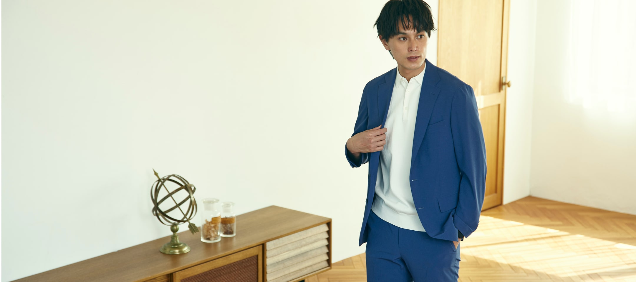 「スマみえ」セットアップスマート見えと着やすさを両立した頼れる仕事服。