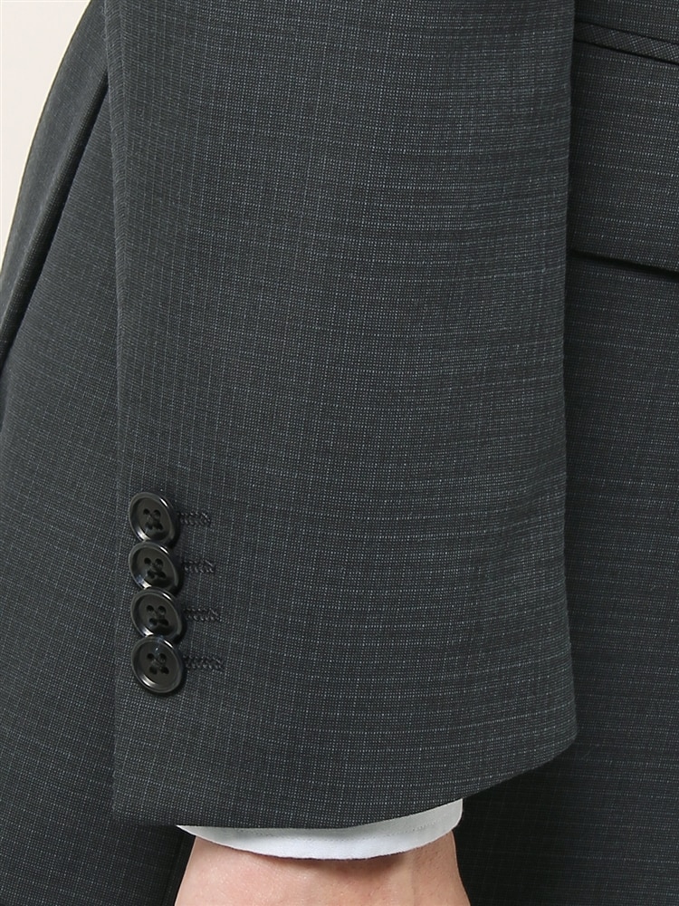 スーツ／2つボタン／マイクロパターン／BASIC／IZ017 トロピカル生地 スーツ