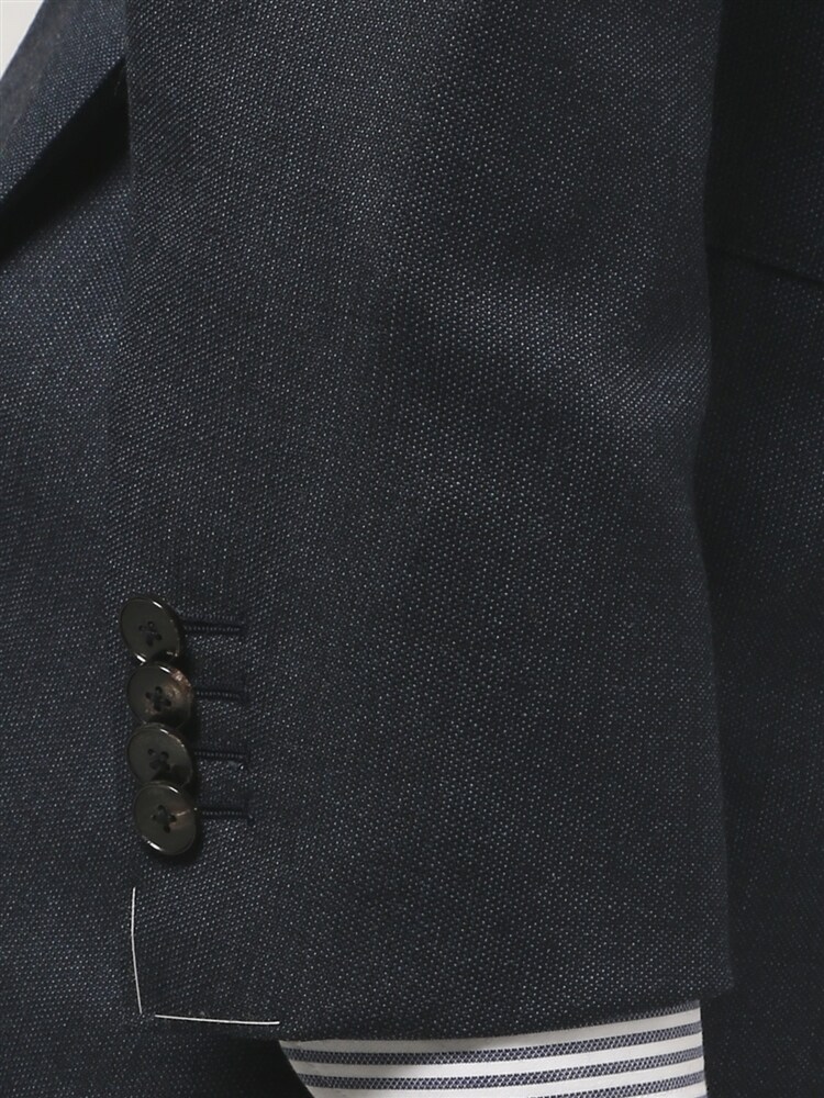 スーツ／3つボタン／HAND MADE／ピンヘッド／BASIC／TR156 ブルー コレクション