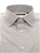 ワイシャツ／長袖／形態安定／再生繊維／ワイドカラー／ストライプ／BASIC／ドレスシャツ1