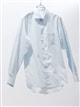 ワイシャツ／長袖／形態安定／涼しい／ホリゾンタルカラー／織柄／FIT／ドレスシャツ0