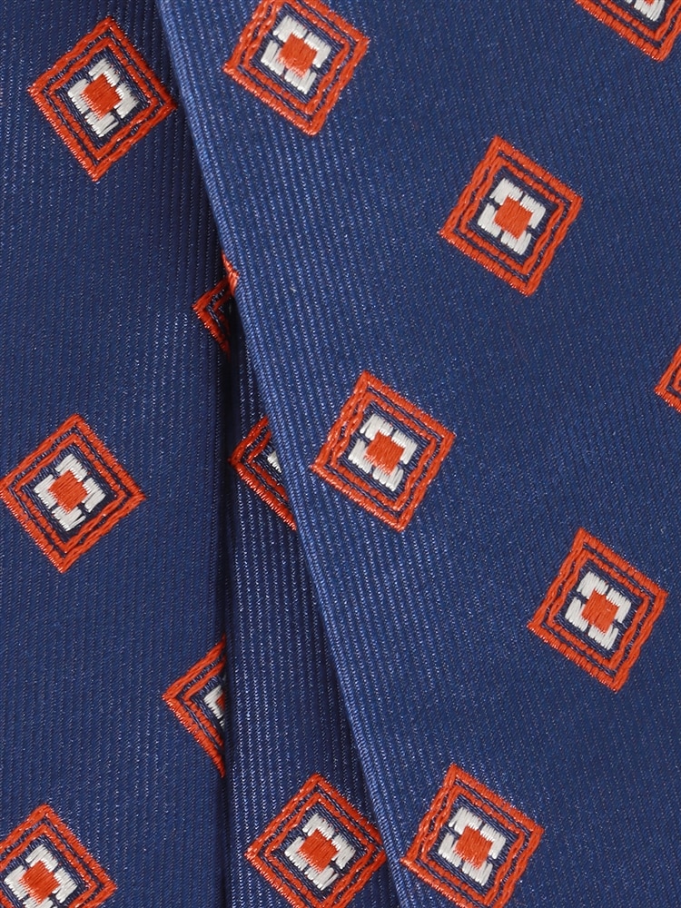 ネクタイ／シルク／小紋×織柄2 シルク ネクタイ