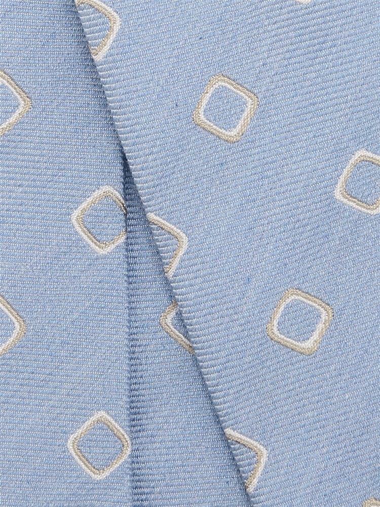 ネクタイ／Fabric by ITALY／シルク／小紋×織柄2 シルク ネクタイ