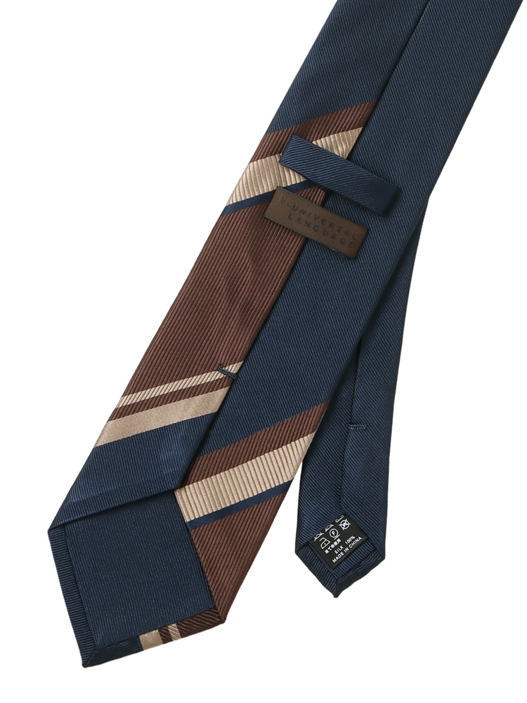 ネクタイ／シルク／ストライプ×織柄1 ネクタイ プレゼント