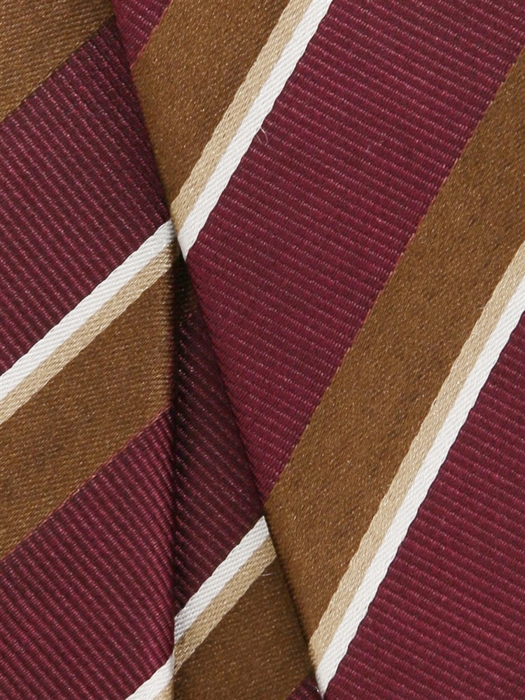 ネクタイ／撥水／シルク／ストライプ×織柄2 ネクタイ 織柄