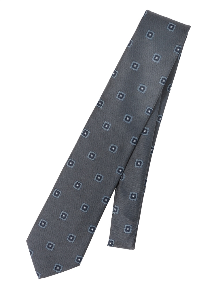 ネクタイ／JAPAN MADE／シルク／小紋×織柄0 シルク ネクタイ