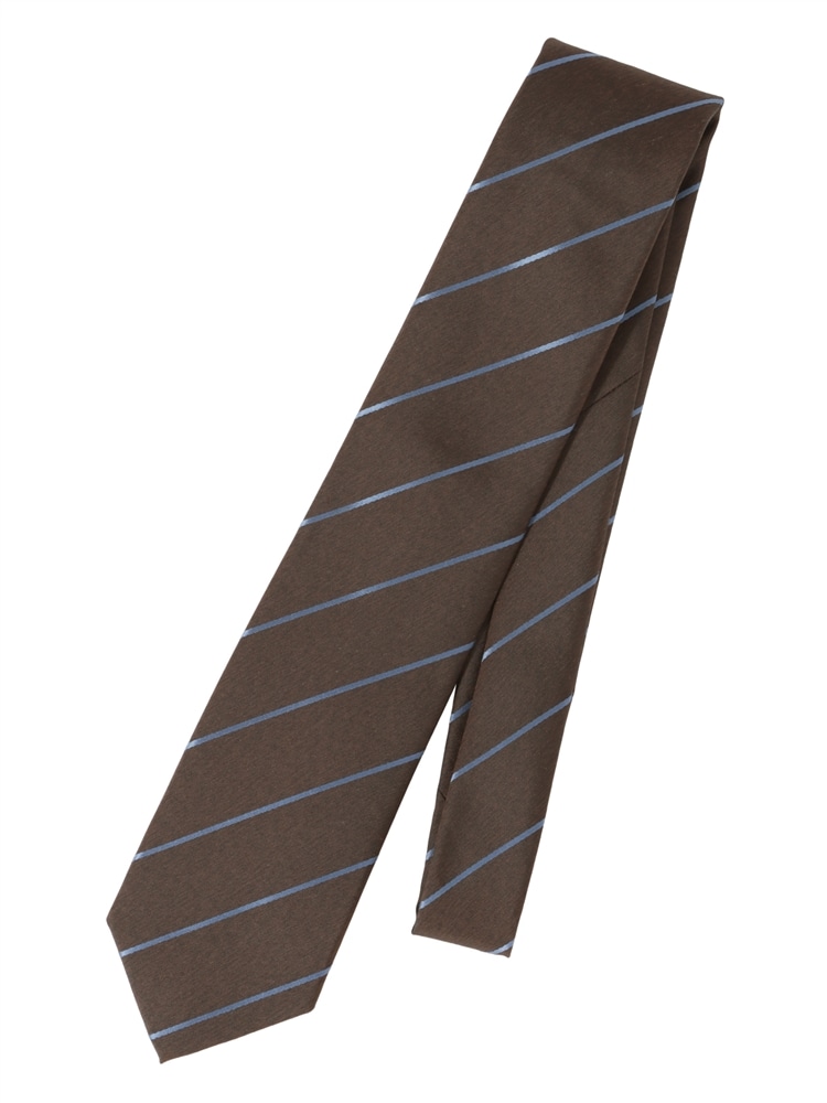ネクタイ／JAPAN MADE／シルク／ストライプ×織柄0 シルク ネクタイ