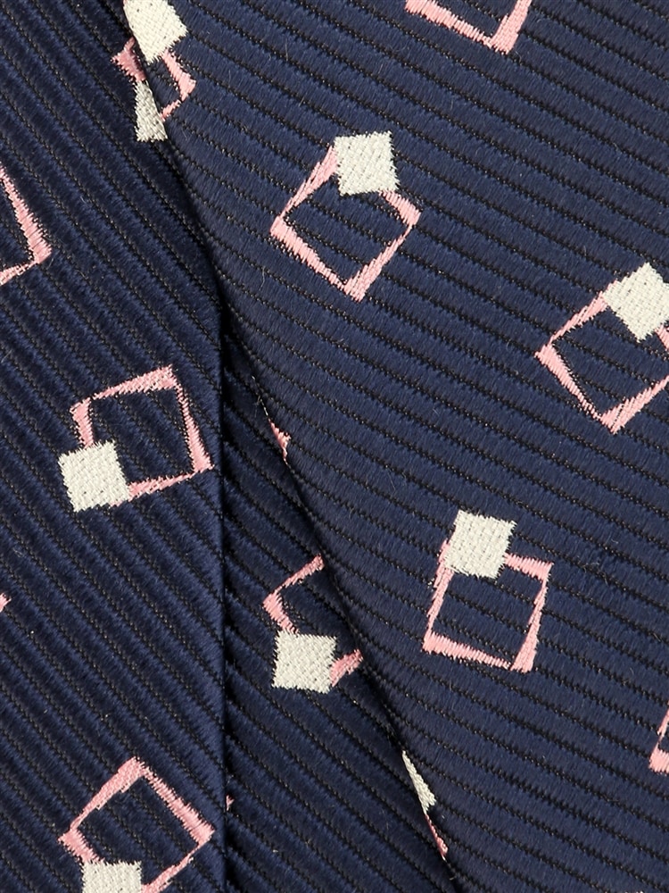 ネクタイ／JAPAN MADE／シルク／小紋×織柄2 ネクタイ 織柄