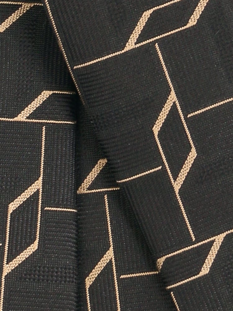 ネクタイ／Fabric by ITALY／シルク／ジオメトリック2 ネクタイ シルク100%