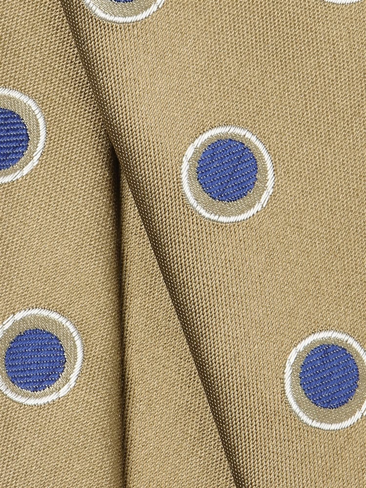 ネクタイ／Fabric by ITALY／シルク／ドット2 ネクタイ シルク100%