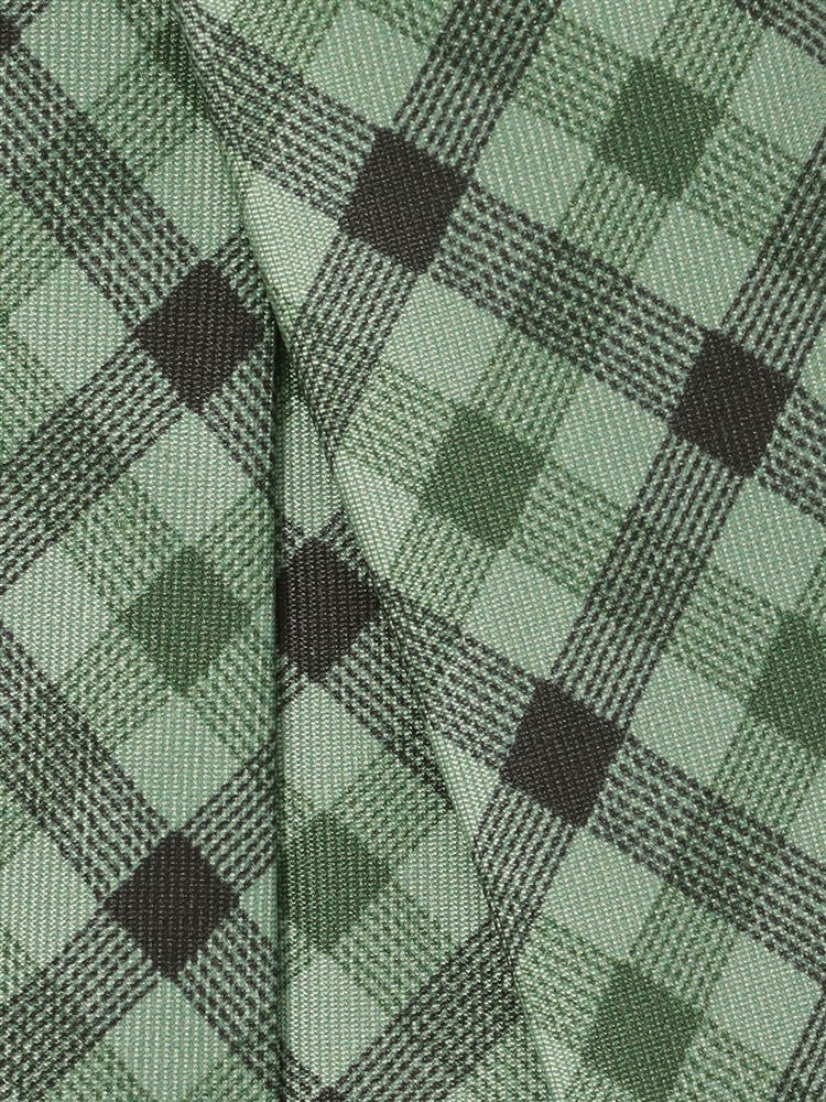ネクタイ／Fabric by ITALY／シルク／チェック2 ネクタイ シルク100%