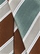 ネクタイ／Fabric by ITALY／シルク／ストライプ×織柄2