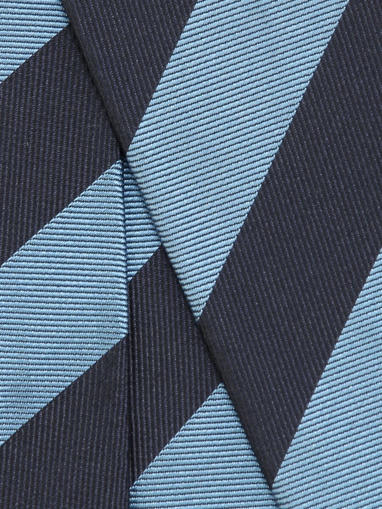 ネクタイ／Fabric by England／シルク／ストライプ×織柄2 ネクタイ 上品