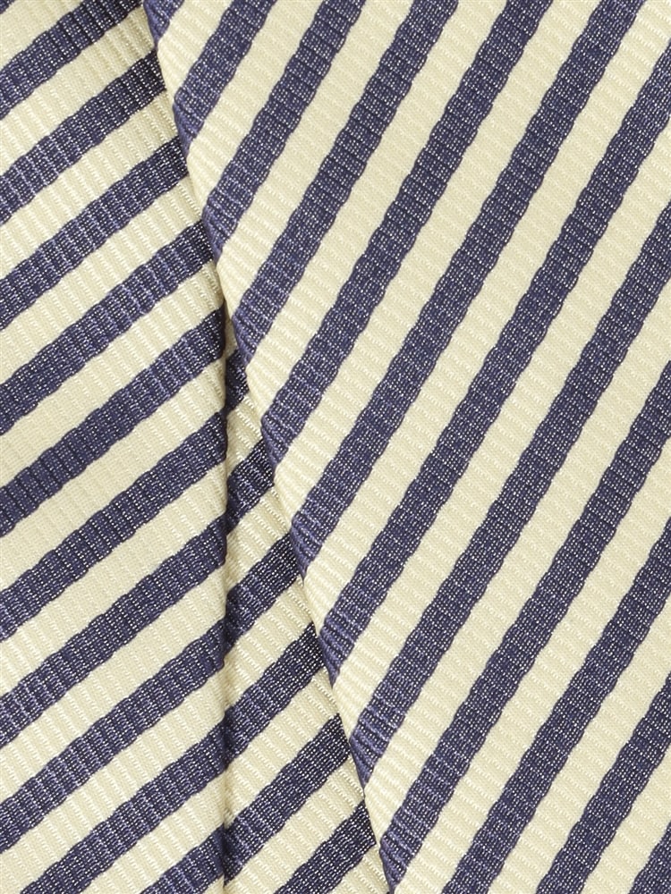 ネクタイ／Fabric by England／シルク／ストライプ×織柄2 レギュラータイ シルク
