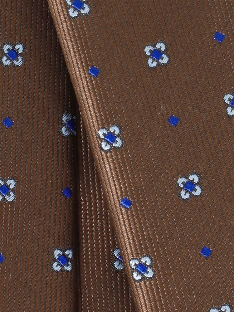 ネクタイ／シルクポリエステル／小紋×織柄2 ネクタイ 織柄