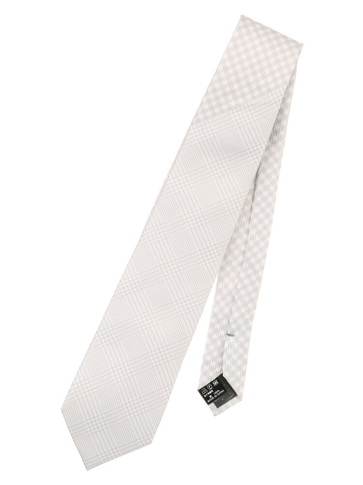 Formal Design Tie／グレンチェック×チェック柄 Vゾーンデザインネクタイ1