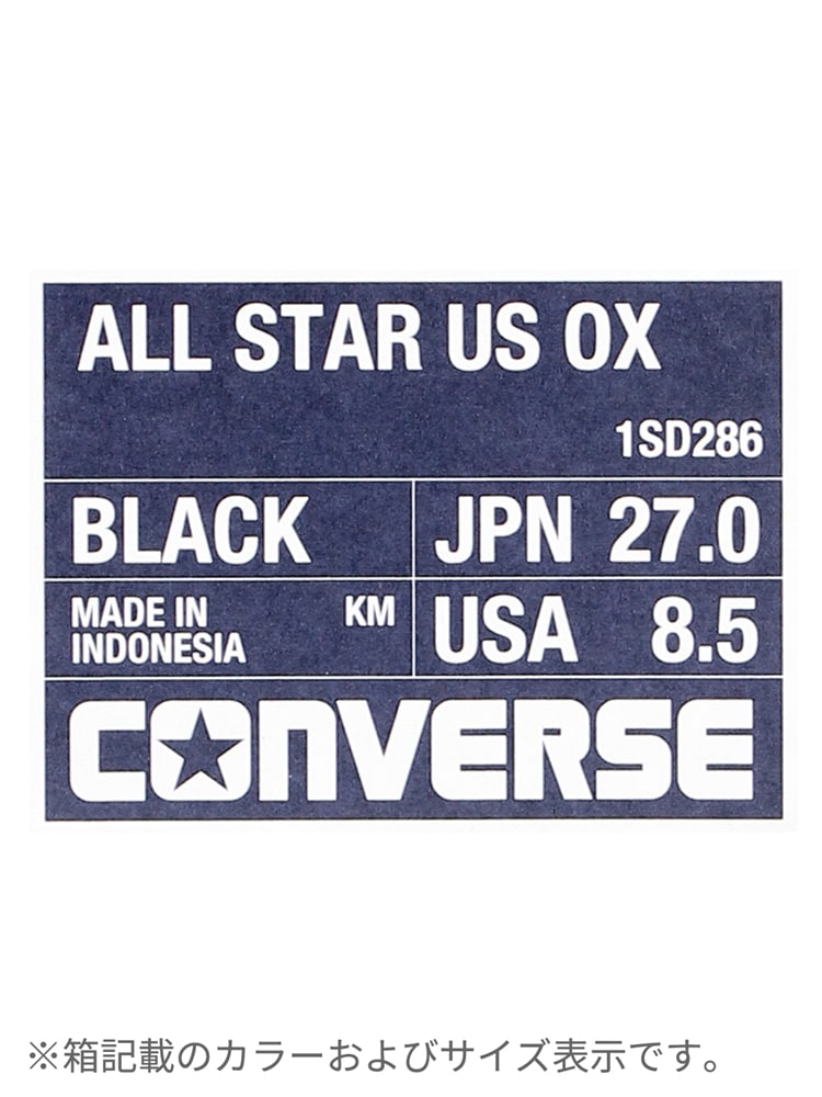 キャンバスオールスタースニーカー／CONVERSE／ALL STAR US OX7 カジュアル クッション性