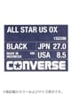キャンバスオールスタースニーカー／CONVERSE／ALL STAR US OX7
