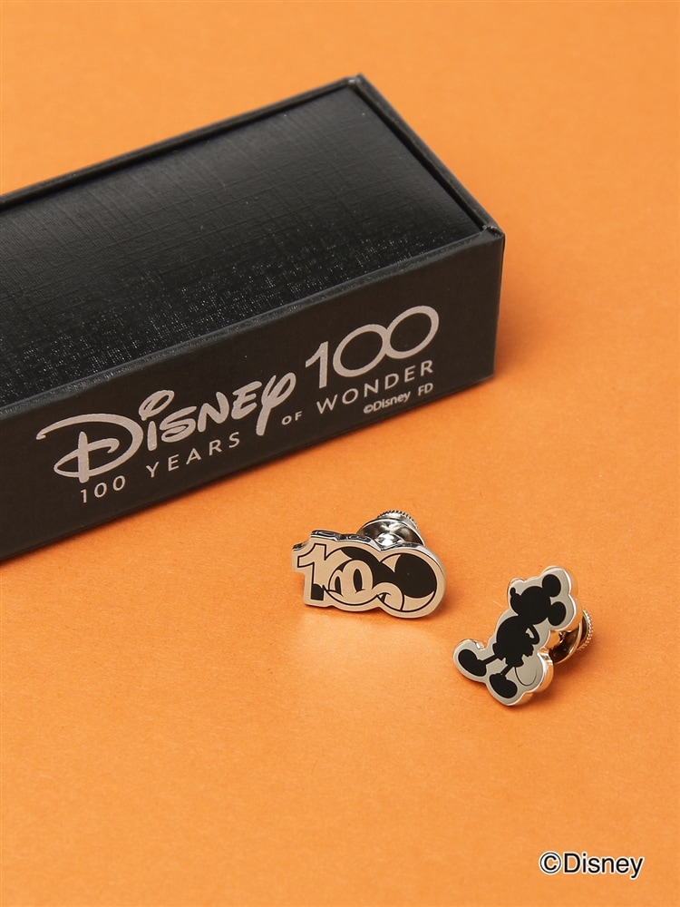 フェイスピンズ／Disney／Mickey Mouse3 ディズニー 100周年