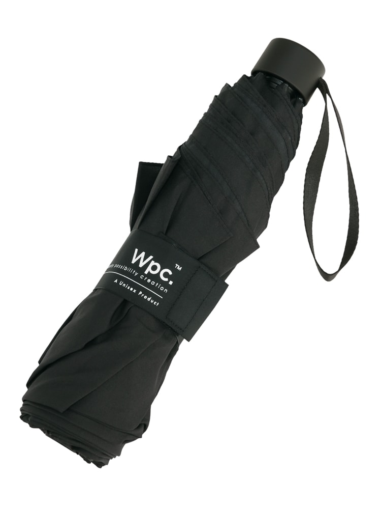 Wpc.／UX003 晴雨兼用 耐風性折り畳み傘5 ブラック メンズ