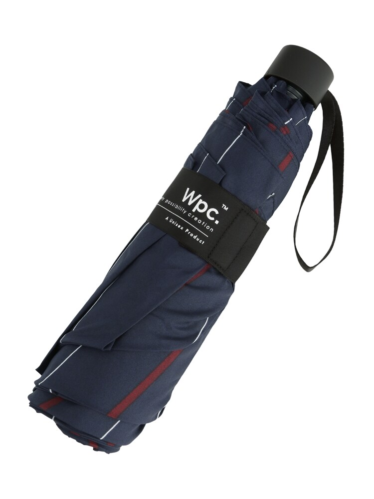 Wpc.／UX003 晴雨兼用 耐風性折り畳み傘5 ネイビー メンズ