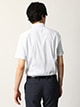 ワイシャツ／半袖／形態安定／COOL MAX／ワンピースカラー／ストライプ／FIT／ドレスシャツ2