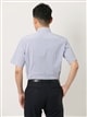 ワイシャツ／半袖／形態安定／COOL MAX／ボタンダウンカラー／ストライプ／ドレスシャツ2