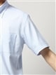 ワイシャツ／半袖／形態安定／COOL MAX／ボタンダウンカラー／織柄／BASIC／ドレスシャツ5