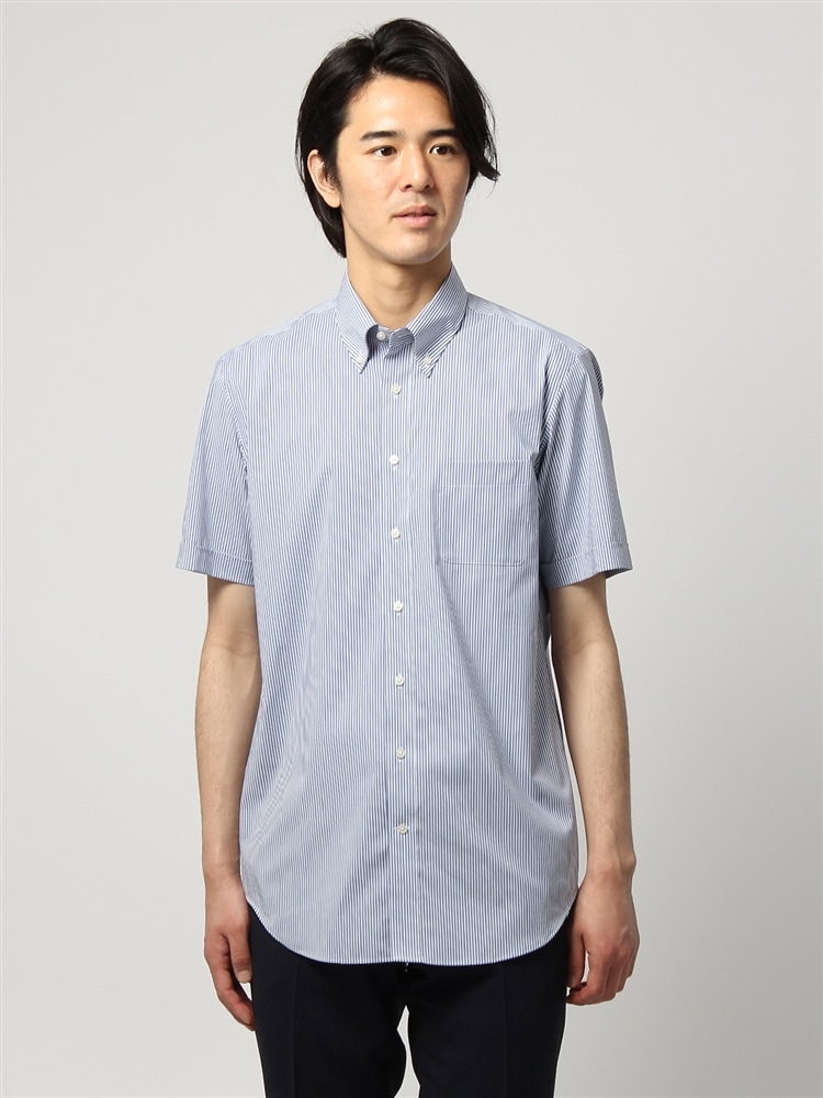 ワイシャツ／半袖／形態安定／COOL MAX／ボタンダウンカラー／BASIC／ドレスシャツ3 ワイシャツ BASIC