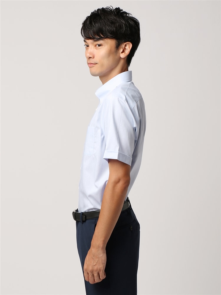 ワイシャツ／半袖／形態安定／COOL MAX／ボタンダウンカラー／BASIC／ドレスシャツ1 ワイシャツ イージーケア