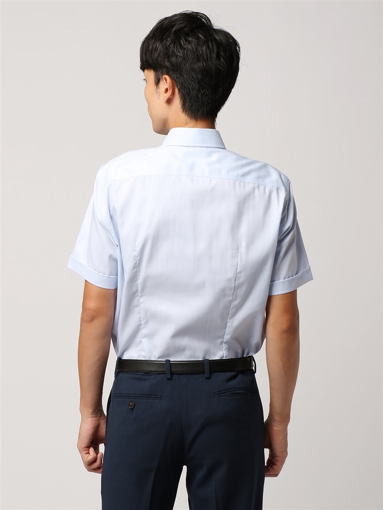 ワイシャツ／半袖／形態安定／COOL MAX／ボタンダウンカラー／BASIC／ドレスシャツ2 ドレスシャツ 形態安定