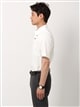 ワイシャツ／半袖／形態安定／ボタンダウンカラー／織柄／BASIC／ドレスシャツ1