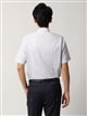 ワイシャツ／半袖／形態安定／ホリゾンタルカラー／ストライプ／BASIC／ドレスシャツ2