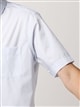 ワイシャツ／半袖／形態安定／COOL MAX／ボタンダウンカラー／ストライプ／FIT／ドレスシャツ5