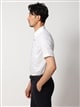 ワイシャツ／半袖／形態安定／マイターカラー／織柄／FIT／ドレスシャツ1